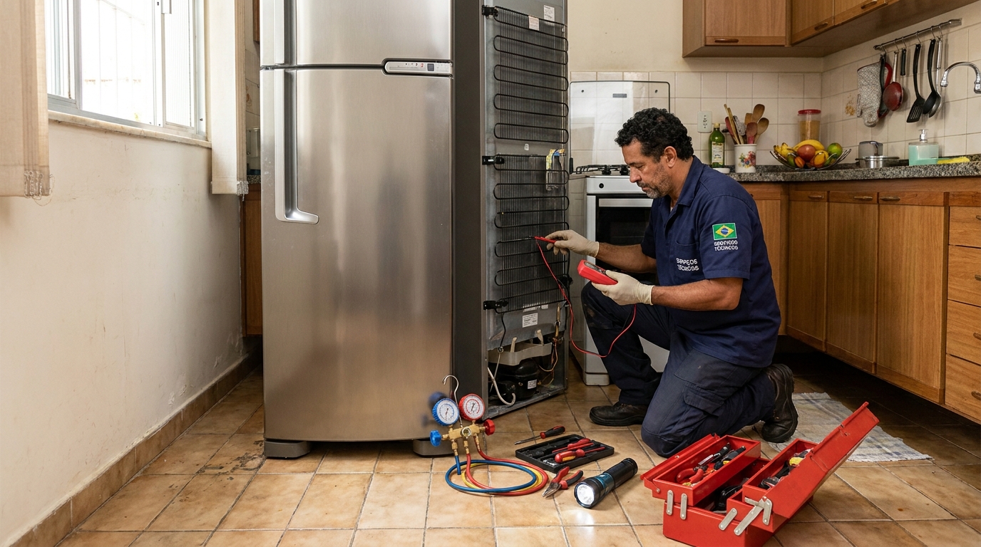Técnico de geladeira perto de mim em Vitória‑ES